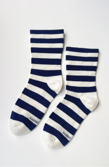 Skarpety Wally Socks Wide/Navy stripe
