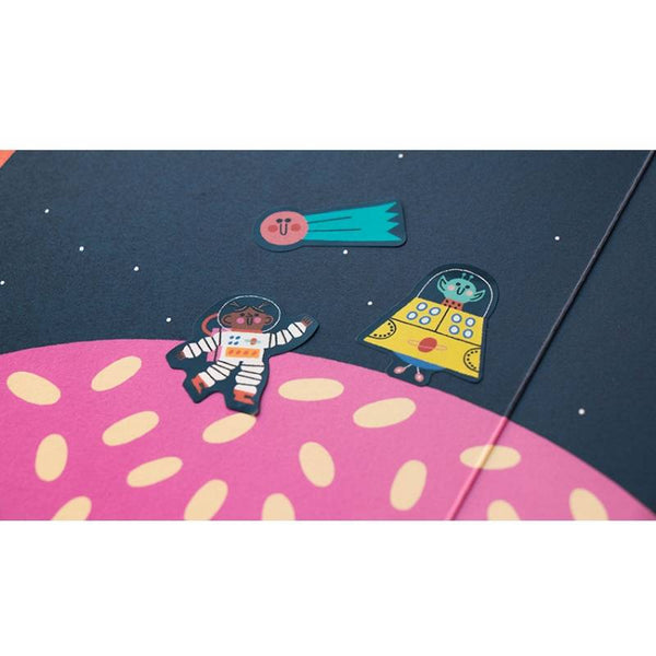 Naklejki Wielorazowe Kosmos