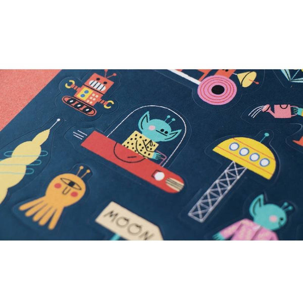 Naklejki Wielorazowe Kosmos