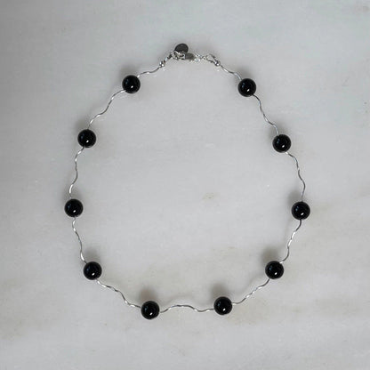 Naszyjnik Tube - Onyx