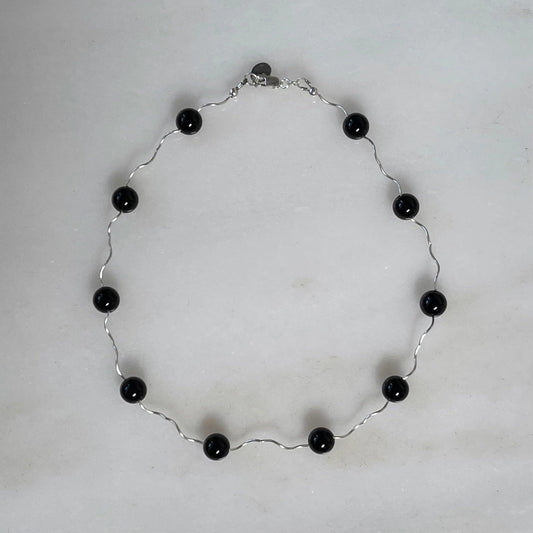 Naszyjnik Tube - Onyx
