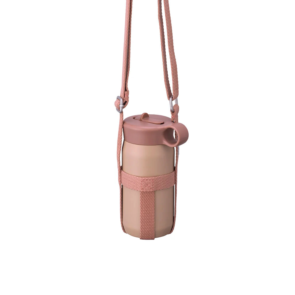 Pasek do bidonów Kinto Tumbler Stripe 70 mm - Ash Pink - Kinto