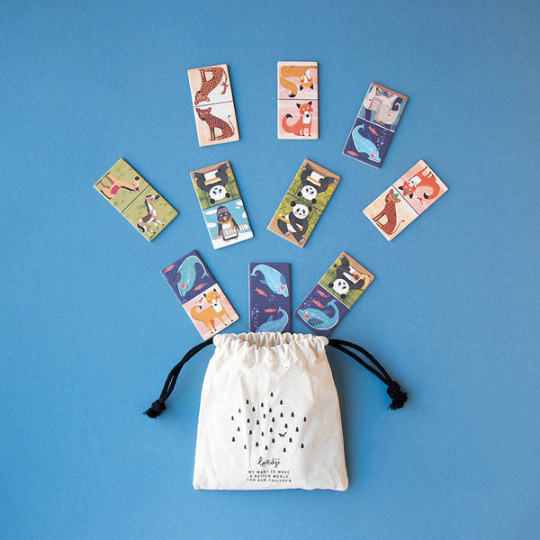 Gra Domino Pingwinek i Przyjaciele