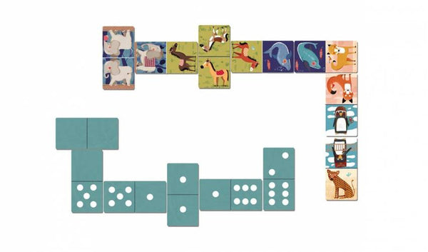 Gra Domino Pingwinek i Przyjaciele