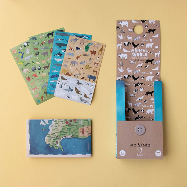 Naklejki z plakatami Zwierzęta Świata Londji