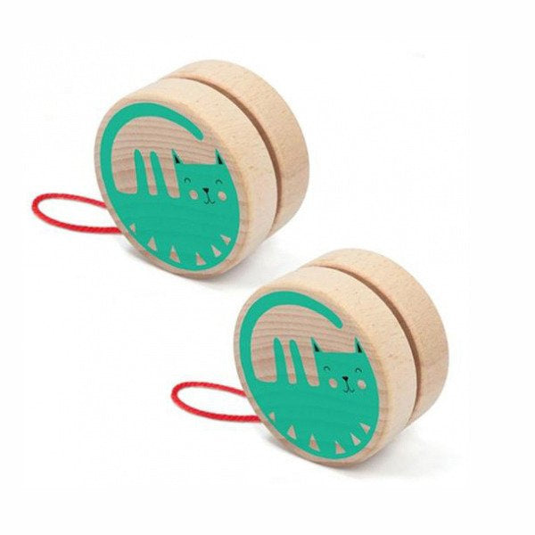 Drewniane jojo Kotek