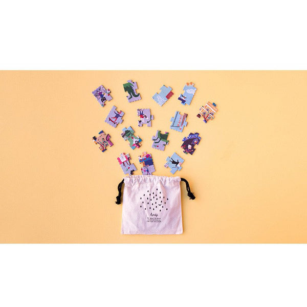 Dwustronne puzzle dla dzieci, Barcelona - Dzień i Noc