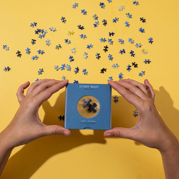 Puzzle micro z lupą Starry Night Van Gogh 150 el. Londji Museums