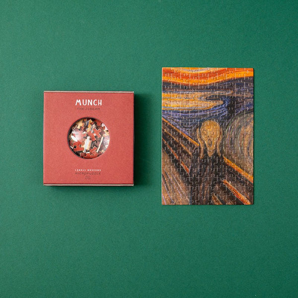 Puzzle micro z lupą Scream Munch 150 el. Londji Museums