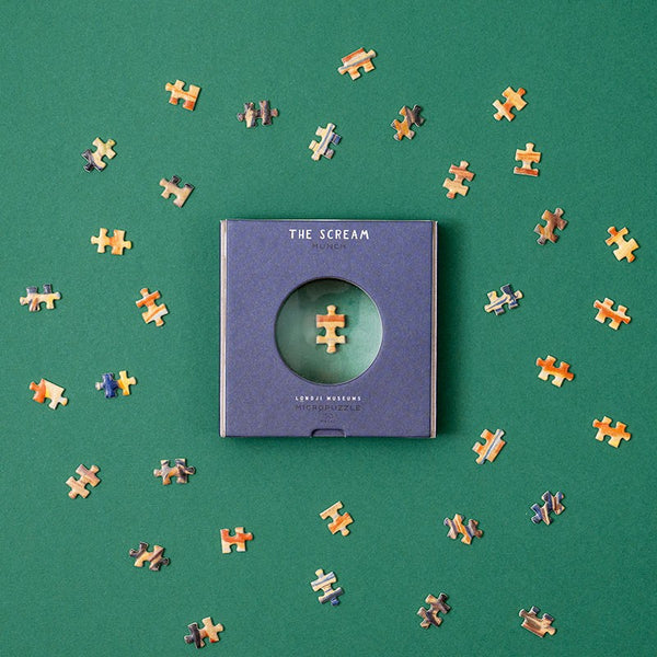 Puzzle micro z lupą Scream Munch 150 el. Londji Museums