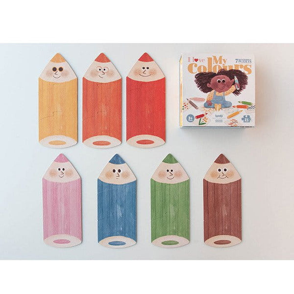 Puzzle KOCHAM MOJE KOLORY