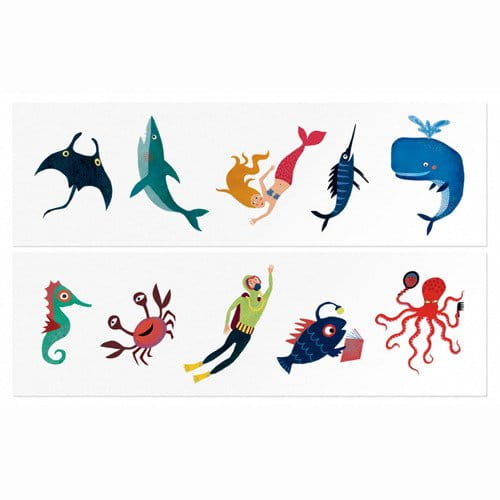 Tatuaże zmywalne Ocean Londji