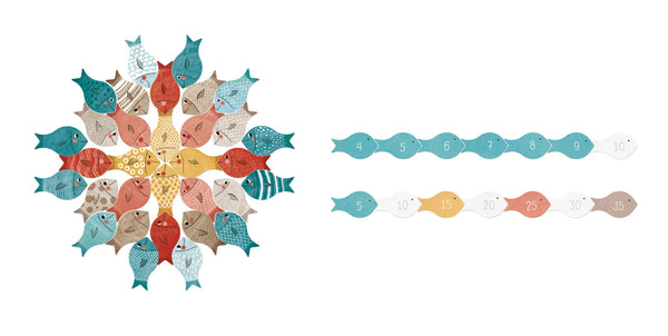 Układanka Wieloryb i rybki