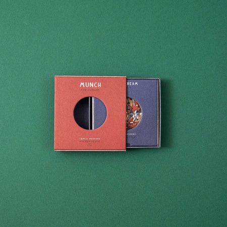 Puzzle micro z lupą Scream Munch 150 el. Londji Museums