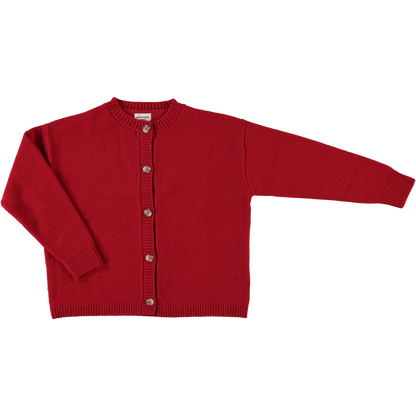 Kardigan Petale Laine scarlett red