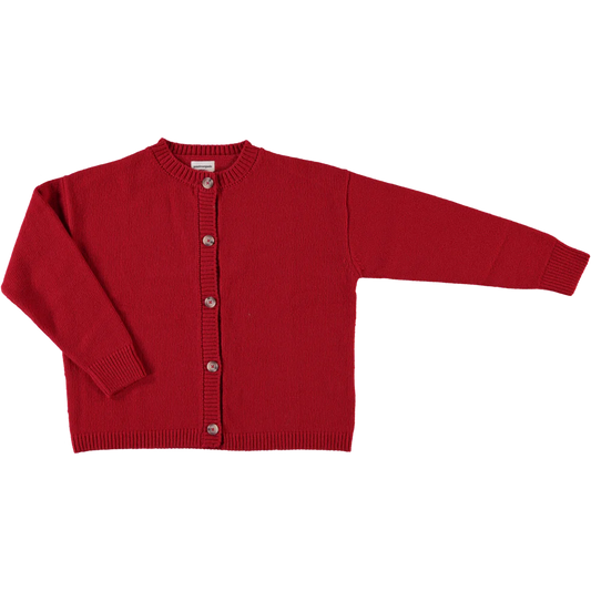 Kardigan Petale Laine scarlett red