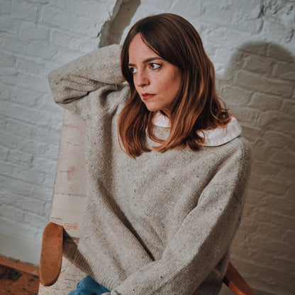 Sweter The Laine speckled midnight