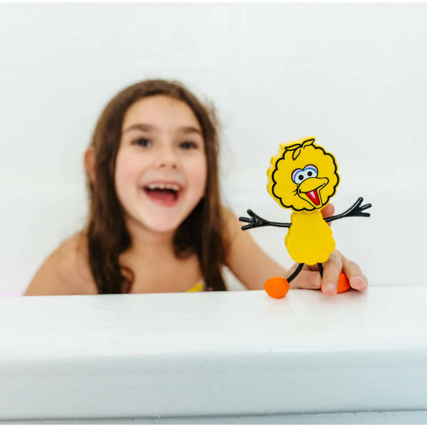 Postać do Kąpieli Wielki Ptak - Zestaw z Dwiema Kostkami Sensorycznymi