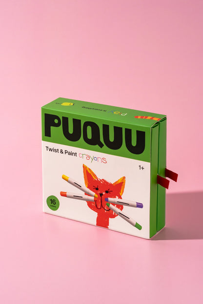 Kredki Twist & Paint Crayons 16 szt. - PUQUU
