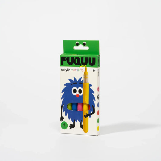 Markery akrylowe 6 szt. - PUQUU