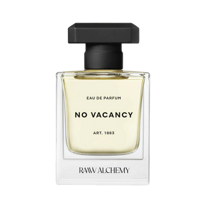 Woda perfumowana RAAW Alchemy No Vacancy 50 ml w minimalistycznym szklanym flakonie