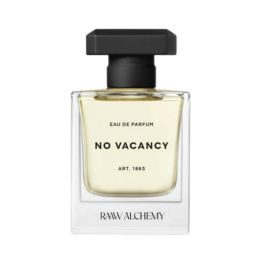 Woda perfumowana RAAW Alchemy No Vacancy 50 ml w minimalistycznym szklanym flakonie