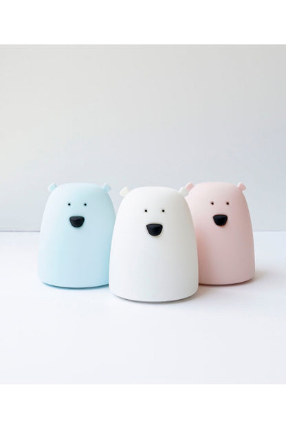 Miś Mały lampka SIlikonowa Biała - Rabbit & Friends