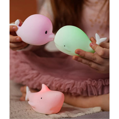 Zestaw Mini Lampki Morskie Silikonowe Białe 3 szt. - Rabbit & Friends