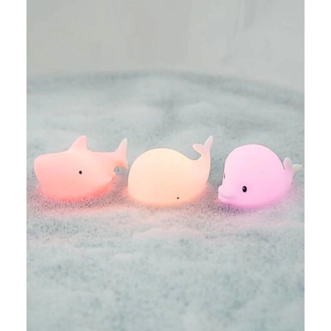 Zestaw Mini Lampki Morskie Silikonowe Białe 3 szt. - Rabbit & Friends