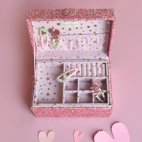 Szkatułka na biżuterię Confetti Glitter Large Jewellery Box