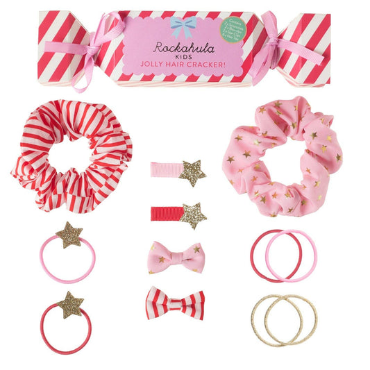 Zestaw świątecznych ozdób do włosów Jolly Christmas Cracker Gift Set