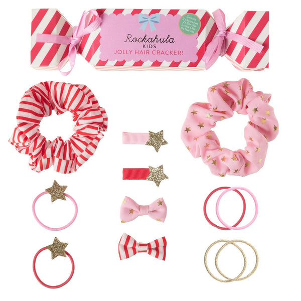 Zestaw świątecznych ozdób do włosów Jolly Christmas Cracker Gift Set