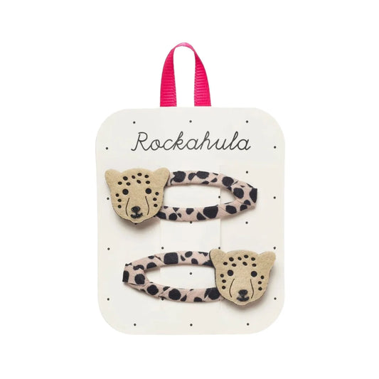 Spinki do włosów dla dziewczynki Lottie Leopard Clips 2 szt.