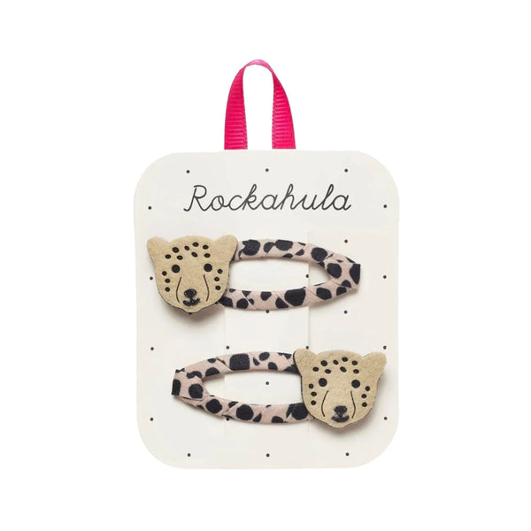 Spinki do włosów dla dziewczynki Lottie Leopard Clips 2 szt.