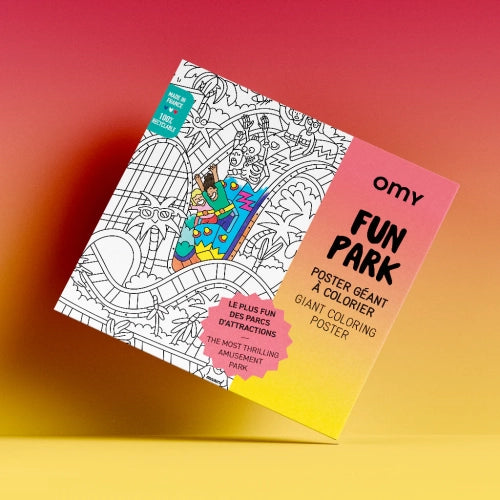 Gigantyczna Kolorowanka 100x70cm - Park Rozrywki