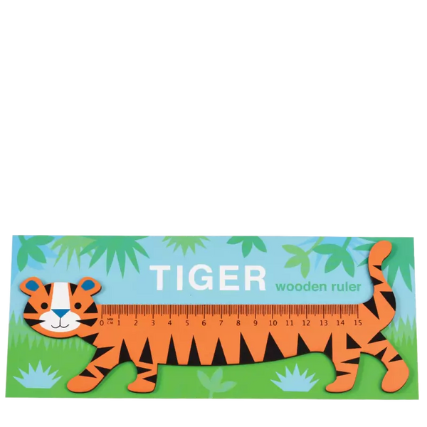 Drewniana Linijka Tygrys