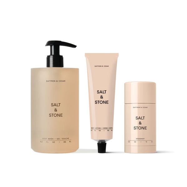 Dezodorant w sztyfcie o zwiększonej mocy Saffron & Cedar - Salt&Stone