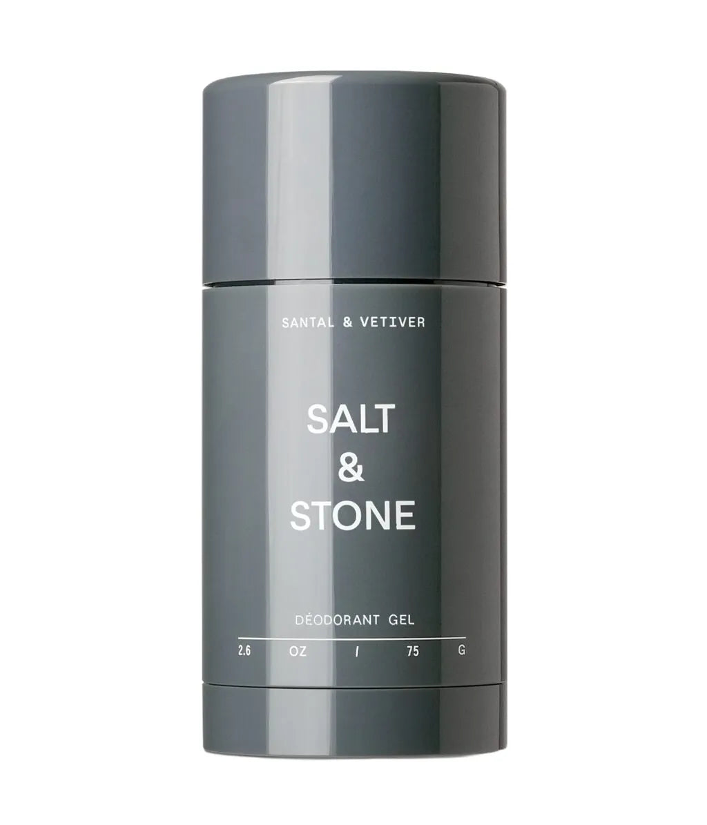 Naturalny dezodorant w żelu Salt & Stone Santal & Vetiver w sztyfcie.