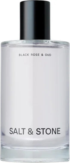 Flakon perfumowanej mgiełki do ciała Salt & Stone Black Rose & Oud 100ml.
