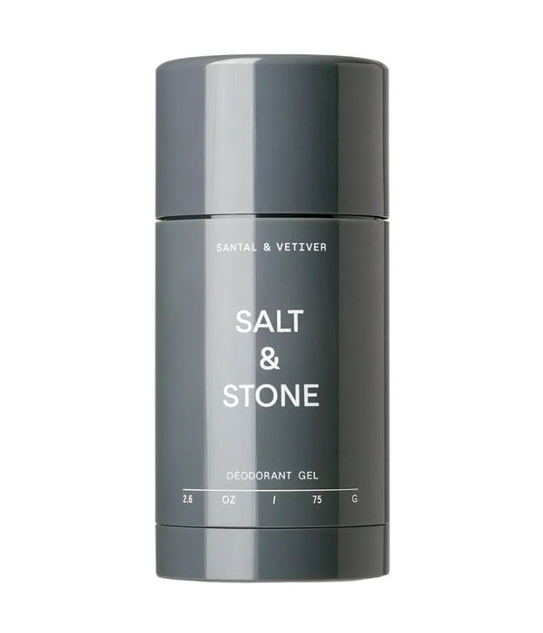 Naturalny dezodorant w żelu Salt & Stone Santal & Vetiver w sztyfcie.