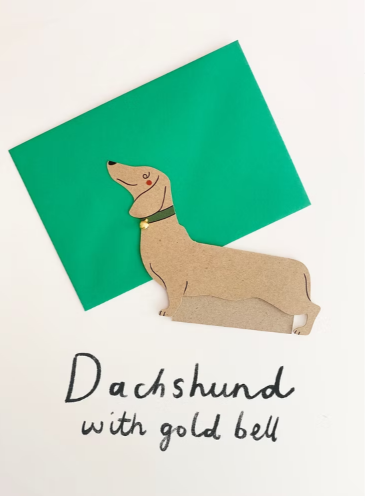 Kartka Standing Dachshund Sausage Dog