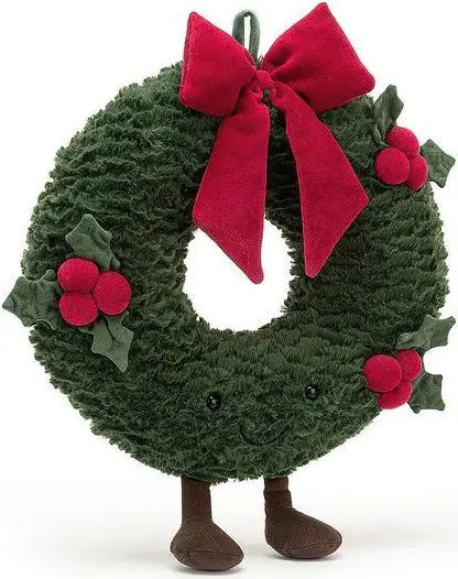 Świąteczny Wieniec Czerwone Jagódki 35 cm