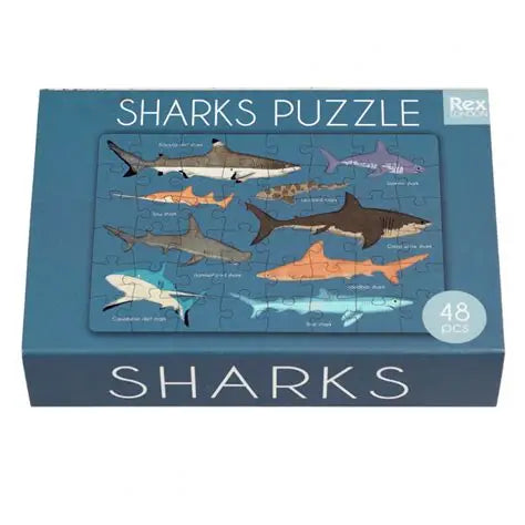 Mini Puzzle 48 el. - Rekiny