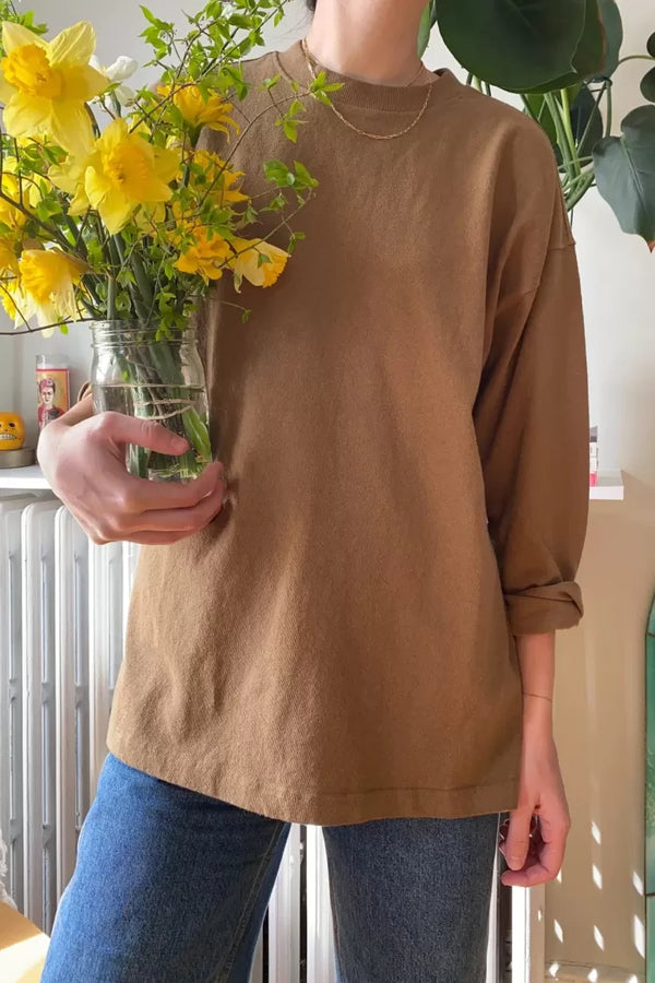 Sunday Tee longsleeve, Basil