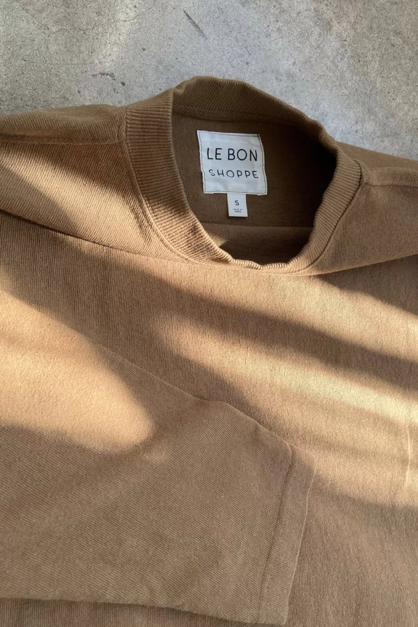 Sunday Tee longsleeve, Tobacco