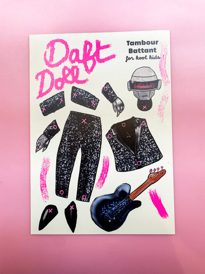 Zestaw DIY Lalka z papieru Daft Doll