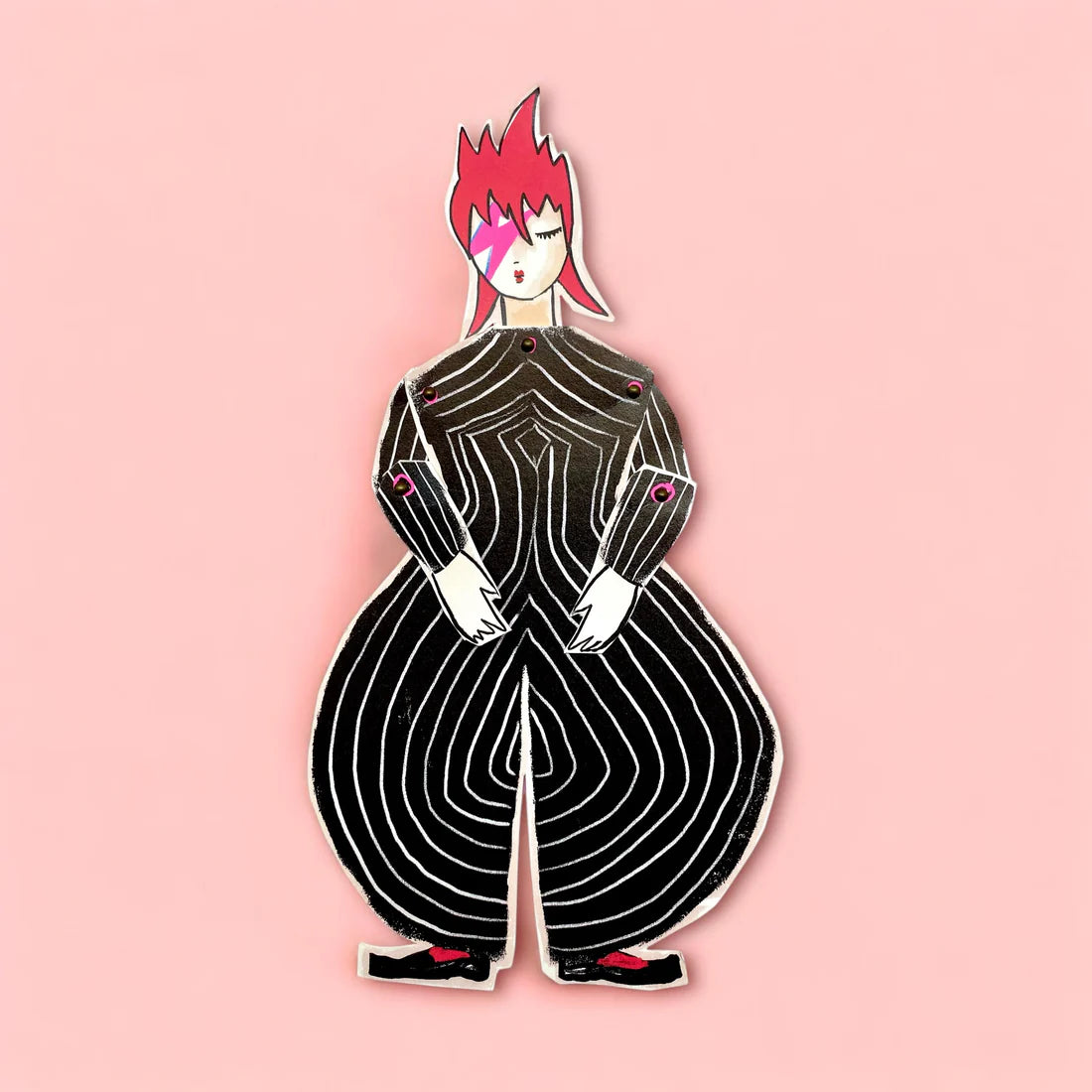 Zestaw DIY Lalka z papieru Ziggy Doll