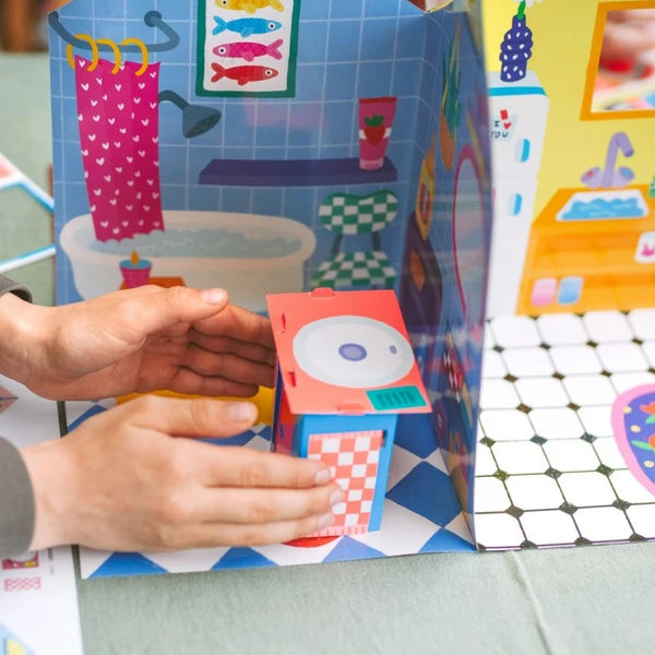 Papierowy Domek do Złożenia Home Sweet Home