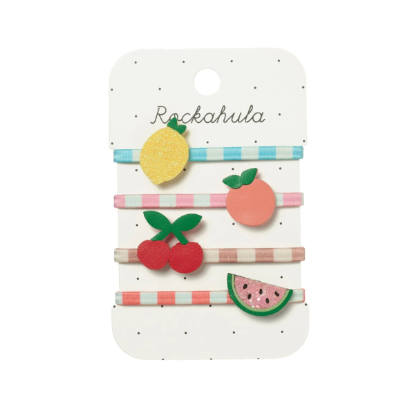 Gumki do włosów dla dziewczynki Tutti Frutti 4 szt.