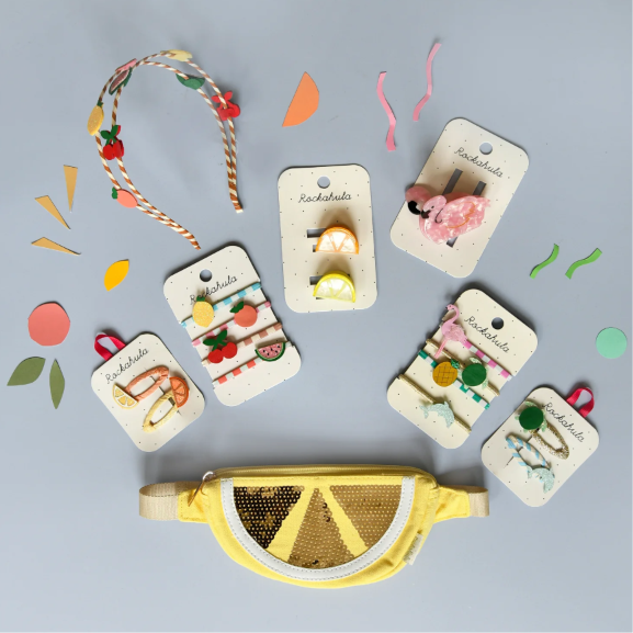 Gumki do włosów dla dziewczynki Tutti Frutti 4 szt.
